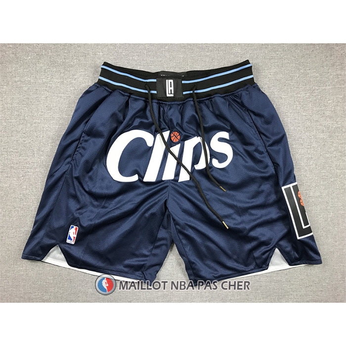 Short Los Angeles Clippers Ville Just Don 2023-24 Bleu